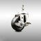 Service Caster 3 Inch 316SS Hard Rubber Wheel Swivel 10mm Threaded Stem Caster with Brake SCC-SS316TS20S314-HRS-TLB-M1015 - alternate 1